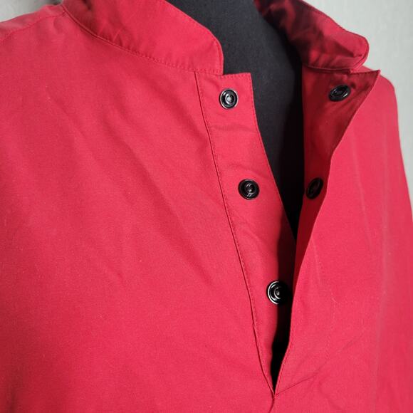 FootJoy FJ Mens Golf Long Sleeve 1/4 Button Down Windbreaker Pullover Jacket✨️M - Picture 7 of 14